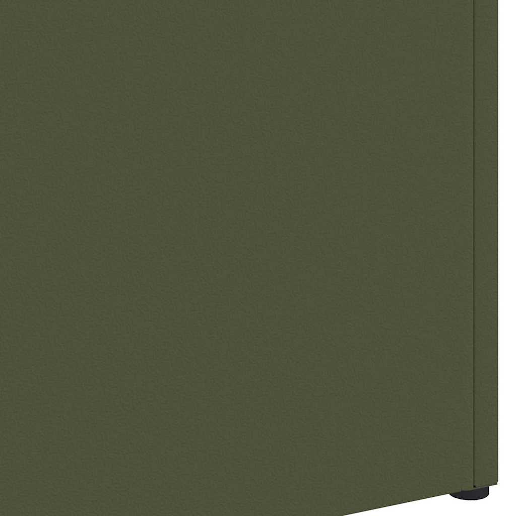 Sonnenschirmhalter Olivgrün 28 x 12 x 41 cm Stahl