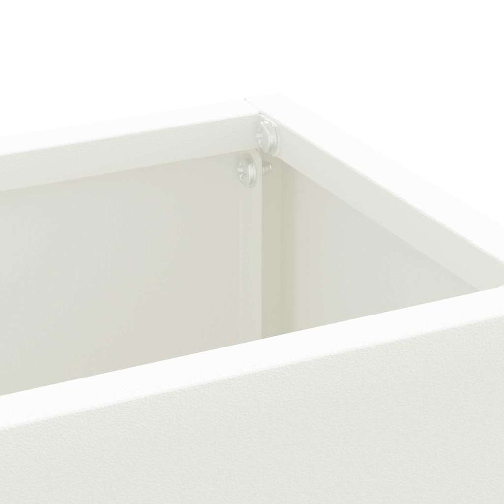 Sonnenschirmhalter Weiß 28 x 12 x 41 cm Stahl