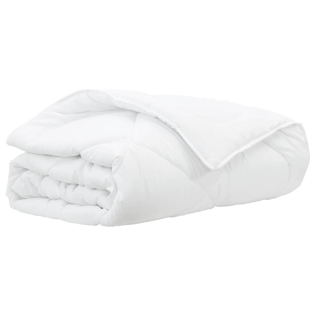 Sommerdecke Weiß 200 x 200 x 3 cm Polyester