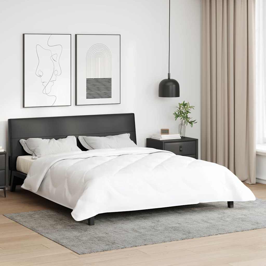 Duvet White 200 x 155 x 4 cm Polyester
