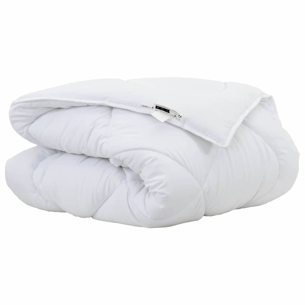 Couette d'hiver blanche 240 x 222 x 5 cm polyester