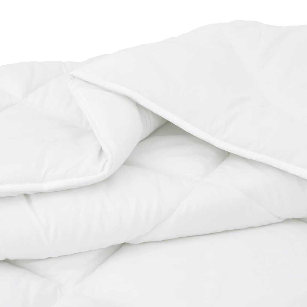 Winterbettdecke Weiß 240 x 222 x 5 cm Polyester