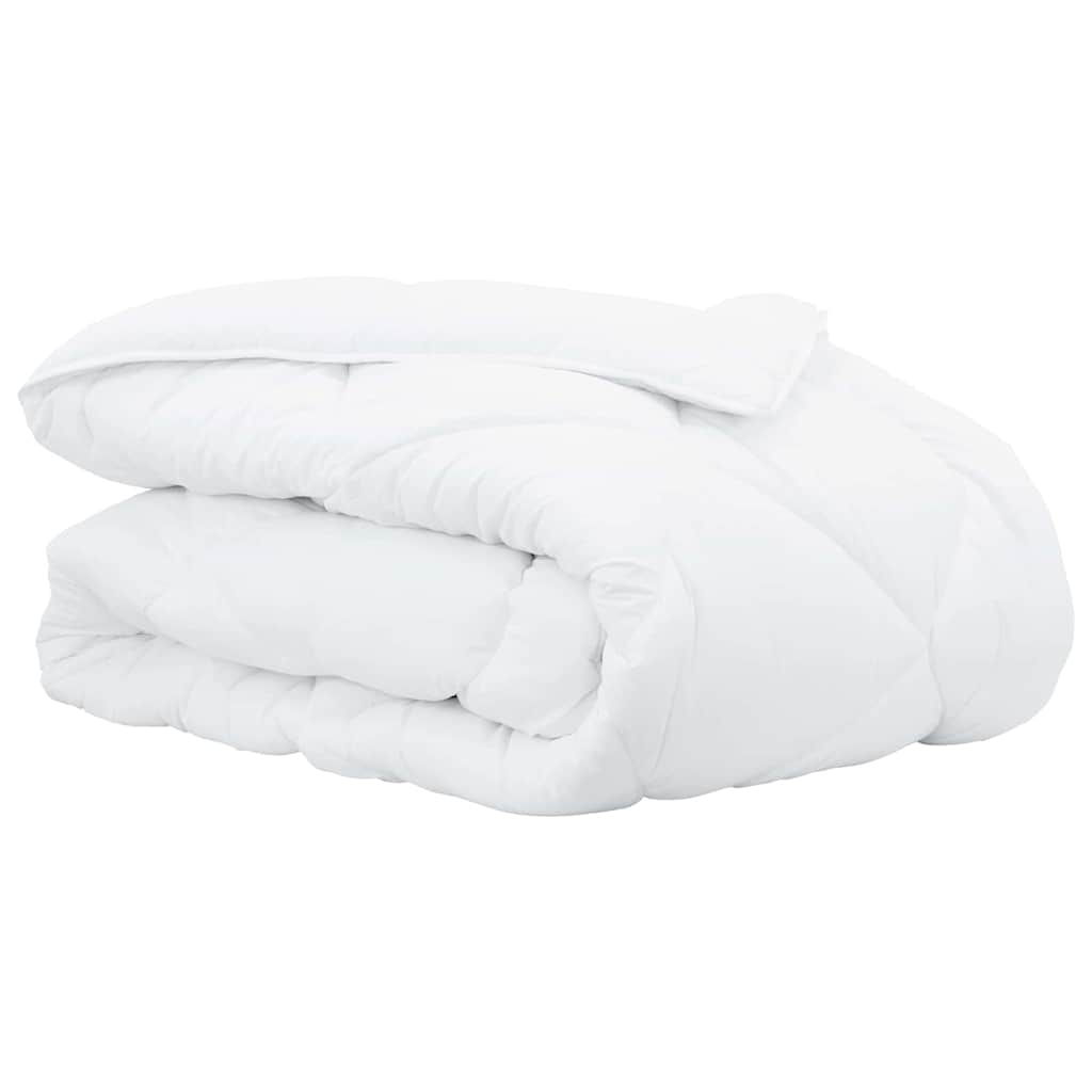 Winterbettdecke Weiß 240 x 222 x 5 cm Polyester