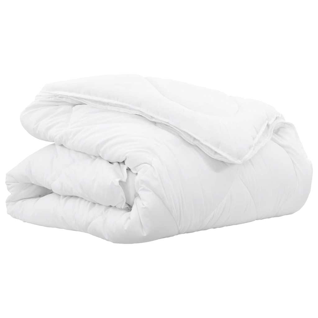 2-in-1 Duvet White 240 x 220 cm Polyester