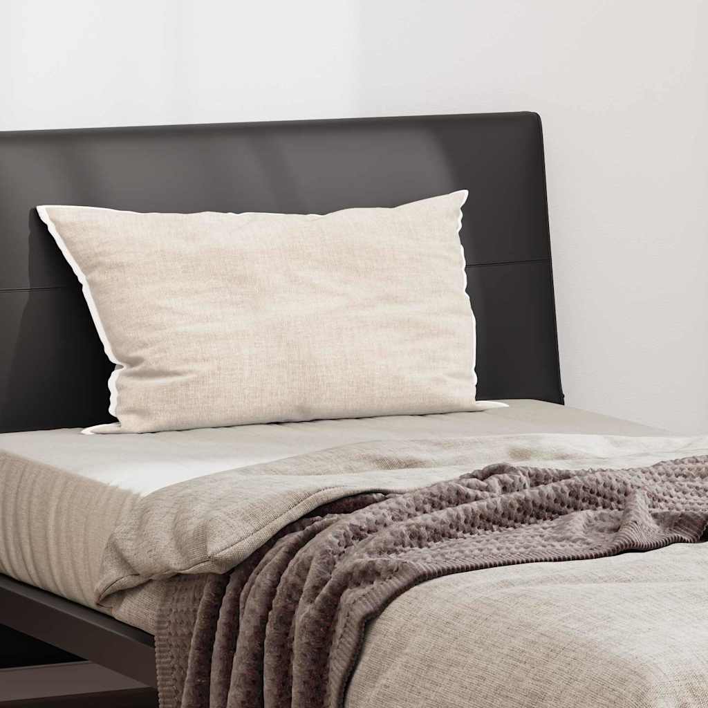 Oreiller avec oreiller Blanc Coton et polyester