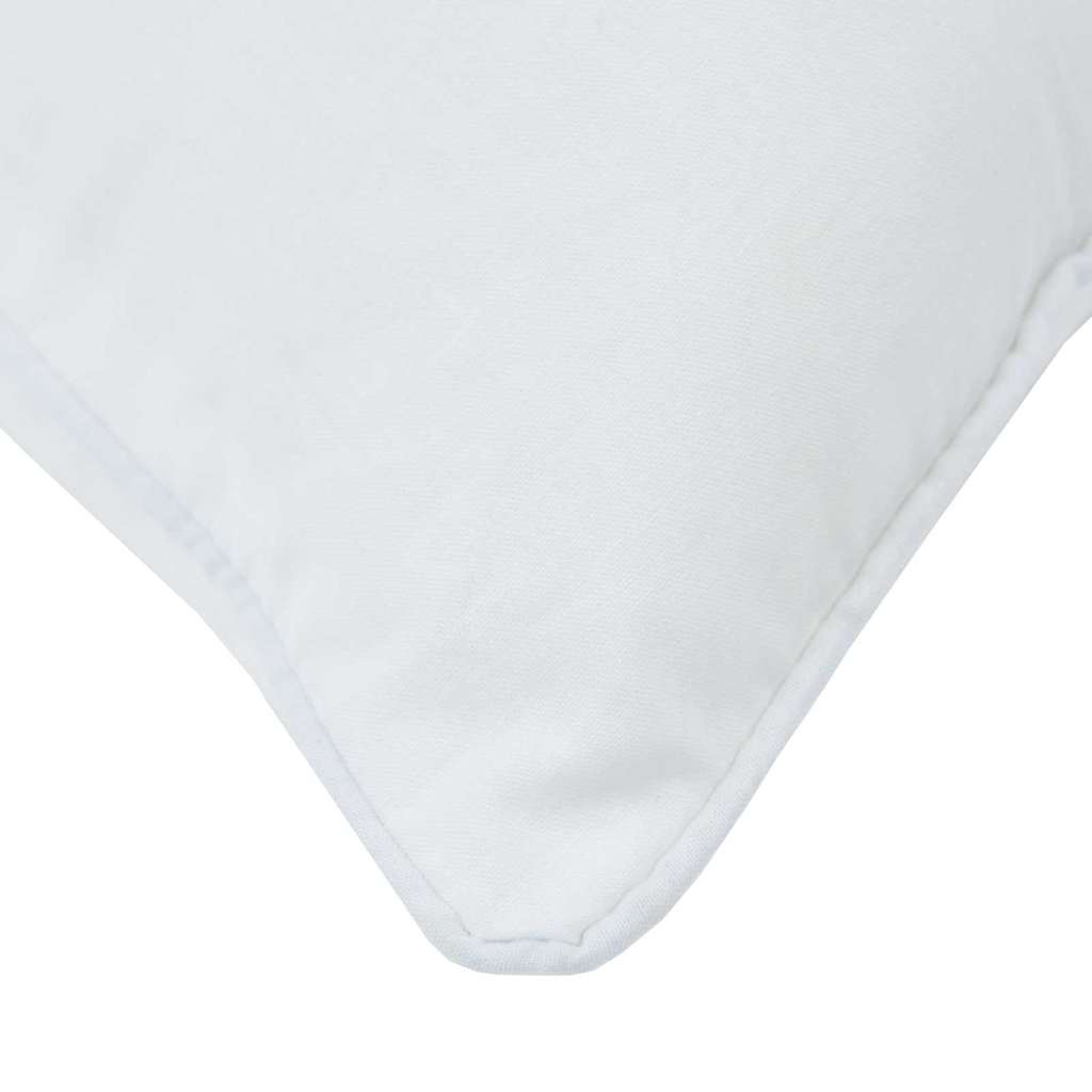Kopfkissen mit Kissen Weiß Baumwolle und Polyester