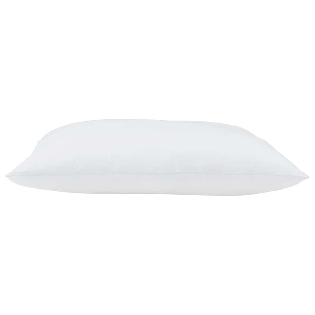 Kopfkissen mit Kissen Weiß Baumwolle und Polyester