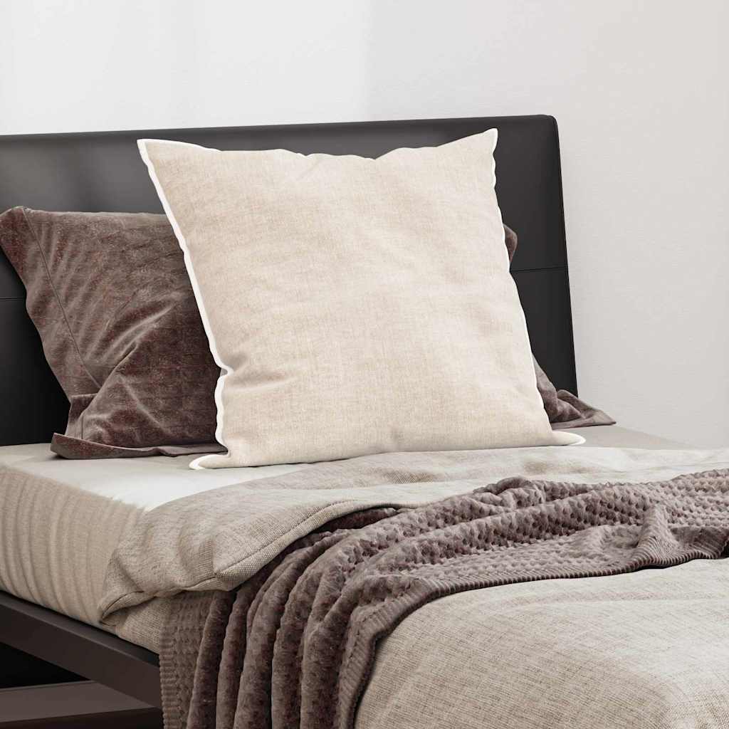Kopfkissen mit Kissen Weiß Baumwolle und Polyester