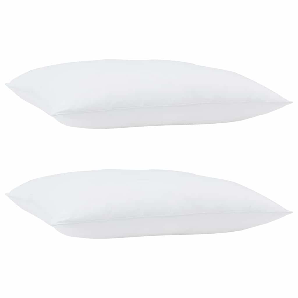 Pillow with Cushion White Cotton and Polyester
