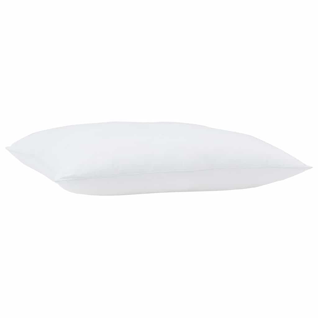 Pillow with Cushion White Cotton and Polyester