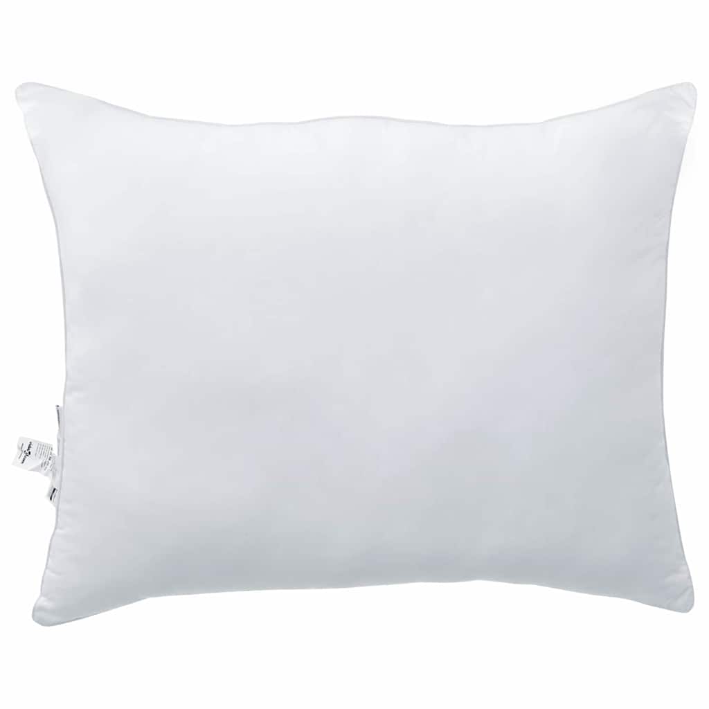 Pillow with Cushion White Cotton and Polyester