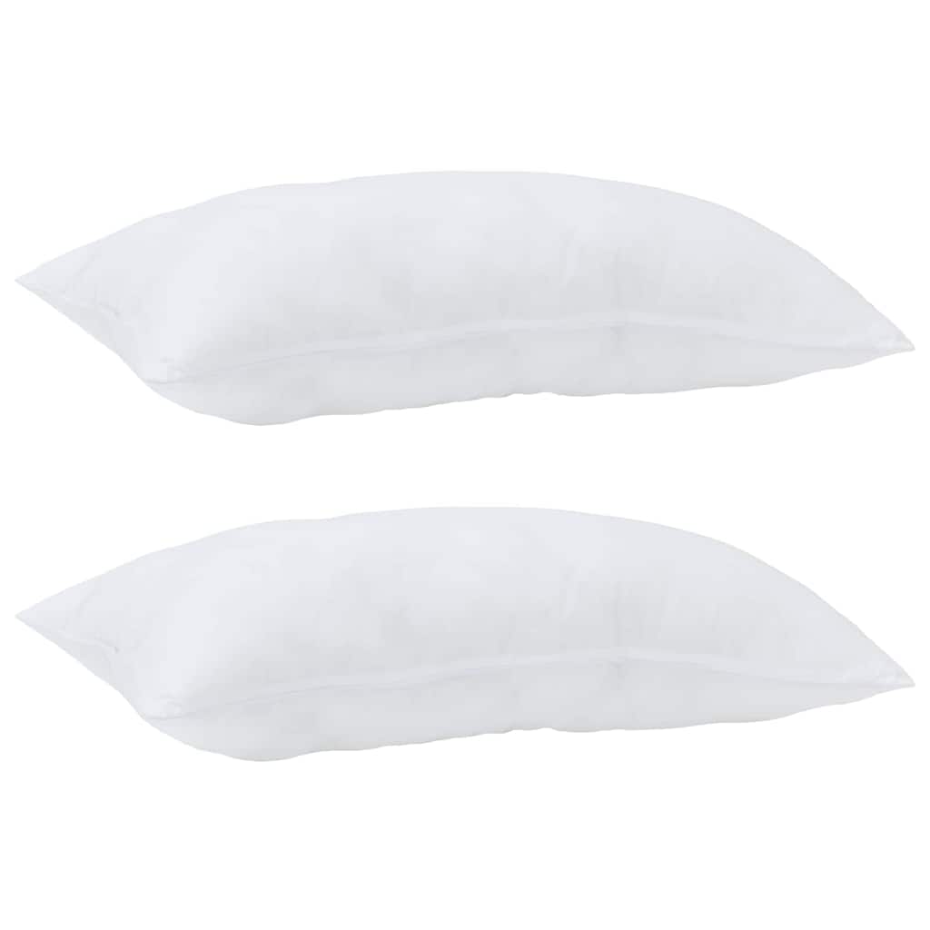 Kopfkissen mit Kissen Weiß Baumwolle und Polyester
