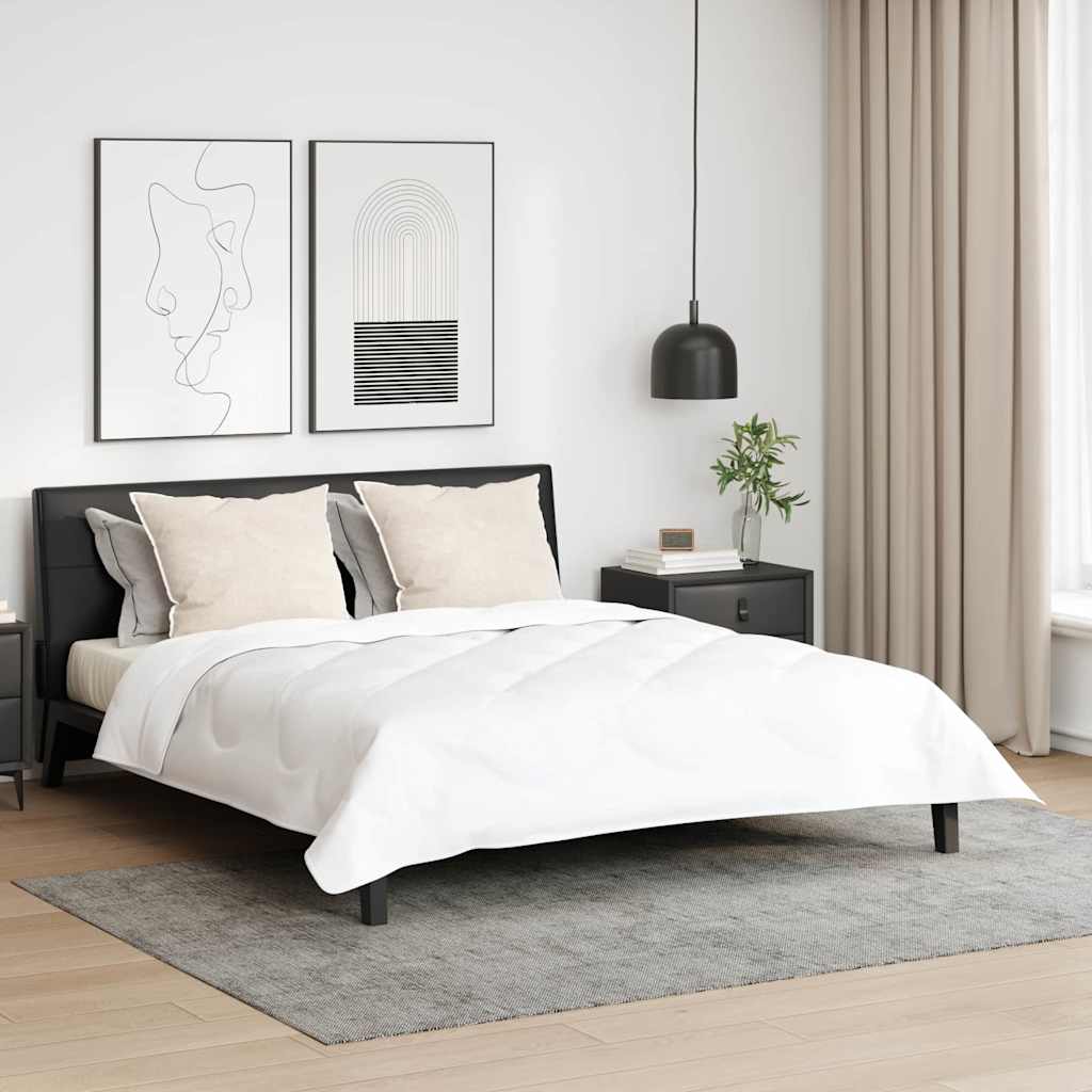 Kopfkissen mit Kissen Weiß Baumwolle und Polyester