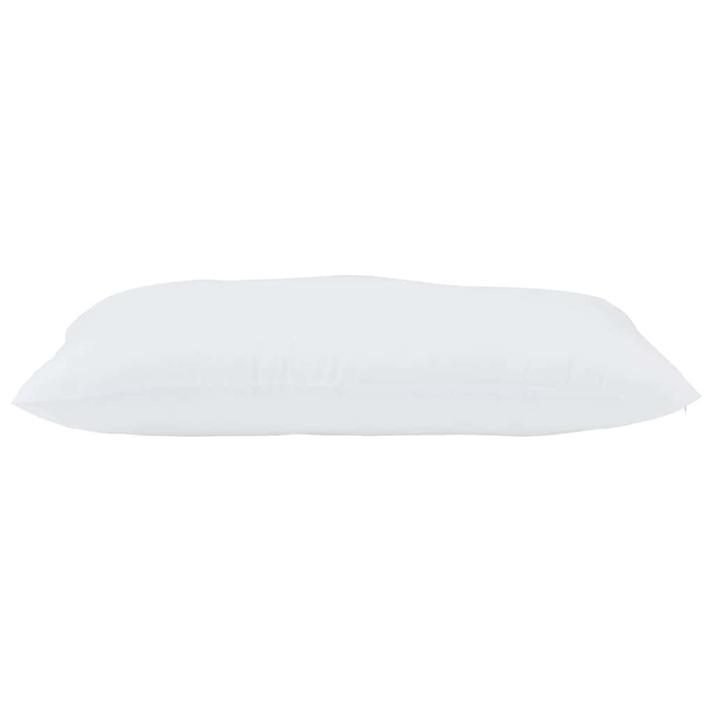 Oreiller avec taie blanc 61 x 41 x 20 cm polyester