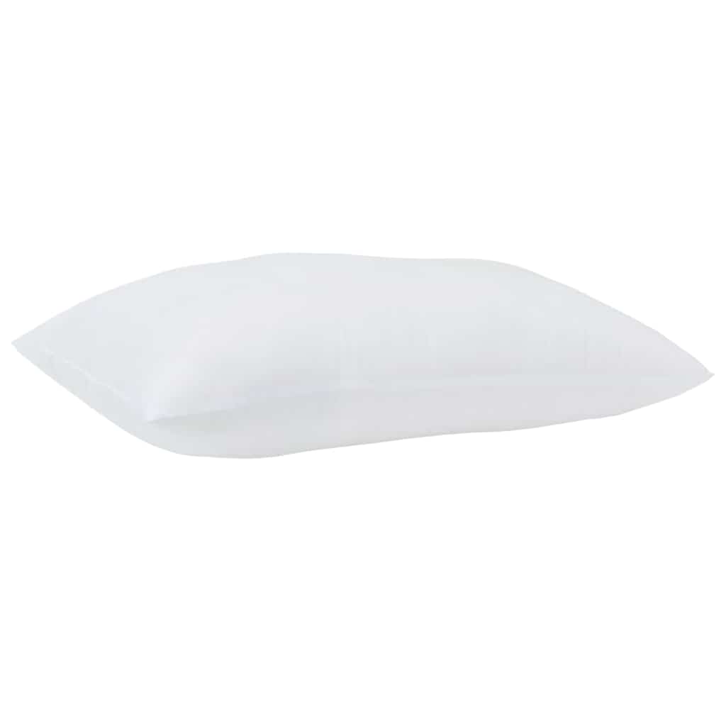 Oreiller avec oreillers 2 pcs Blanc 61 x 41 x 20 cm Polyester