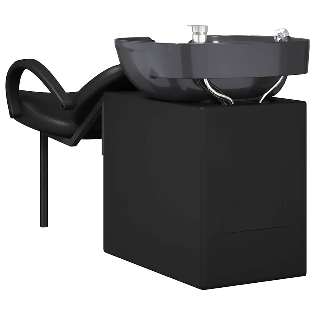 Shampoo Stuhl Schwarz 63 x 141 x 92 cm PVC