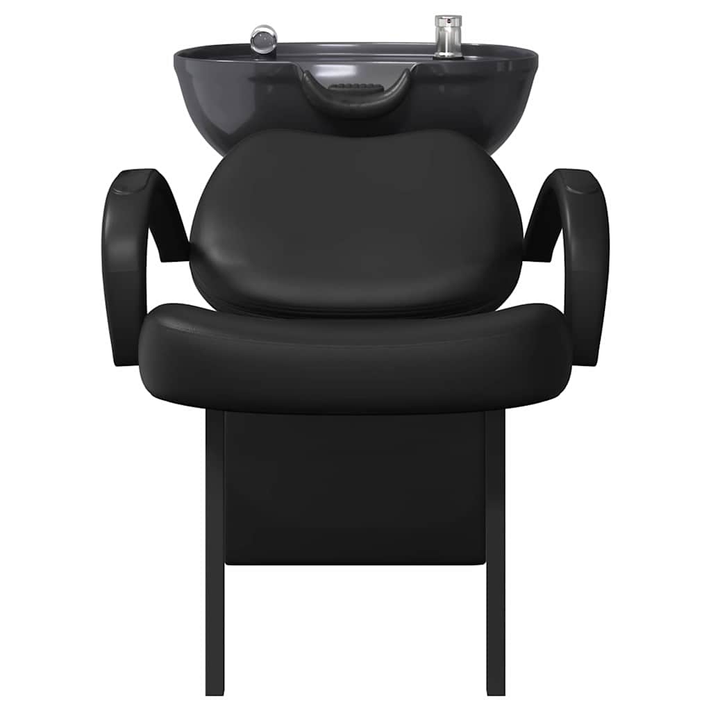 Shampoo Stuhl Schwarz 63 x 141 x 92 cm PVC
