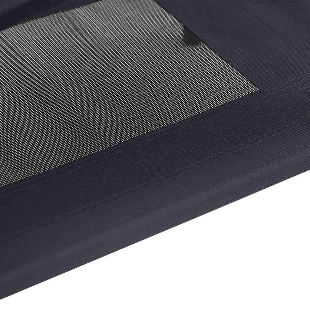 Hundebett Schwarz 92 x 77 x 82,5 cm Stahl