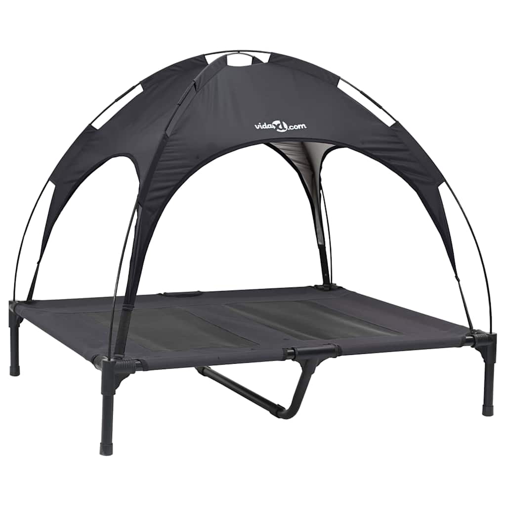 Hundebett Schwarz 92 x 77 x 82,5 cm Stahl