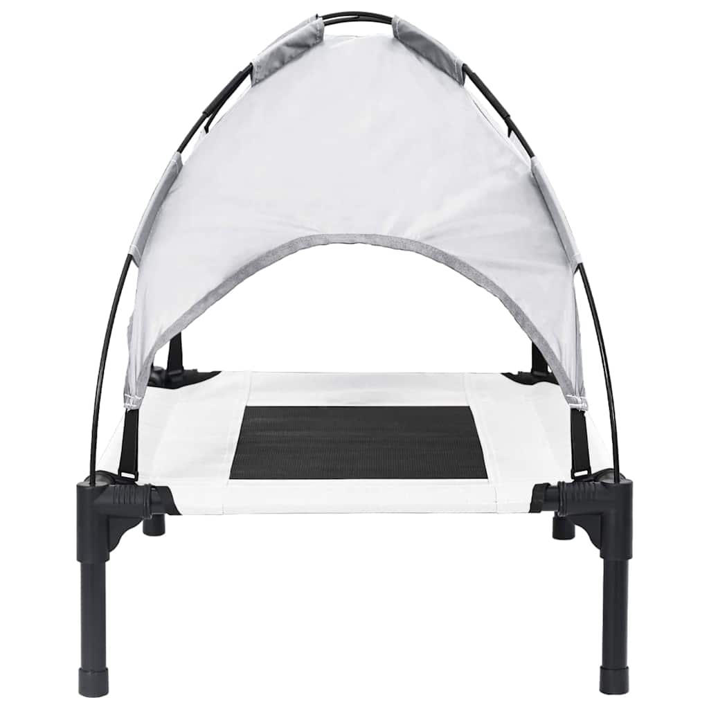 Hundebett Silber Grau 62 x 48 x 61 cm Stahl