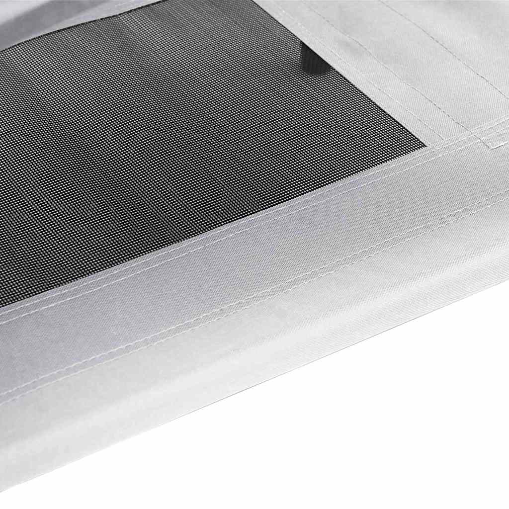 Hundebett Silber Grau 76 x 62 x 70,5 cm Stahl