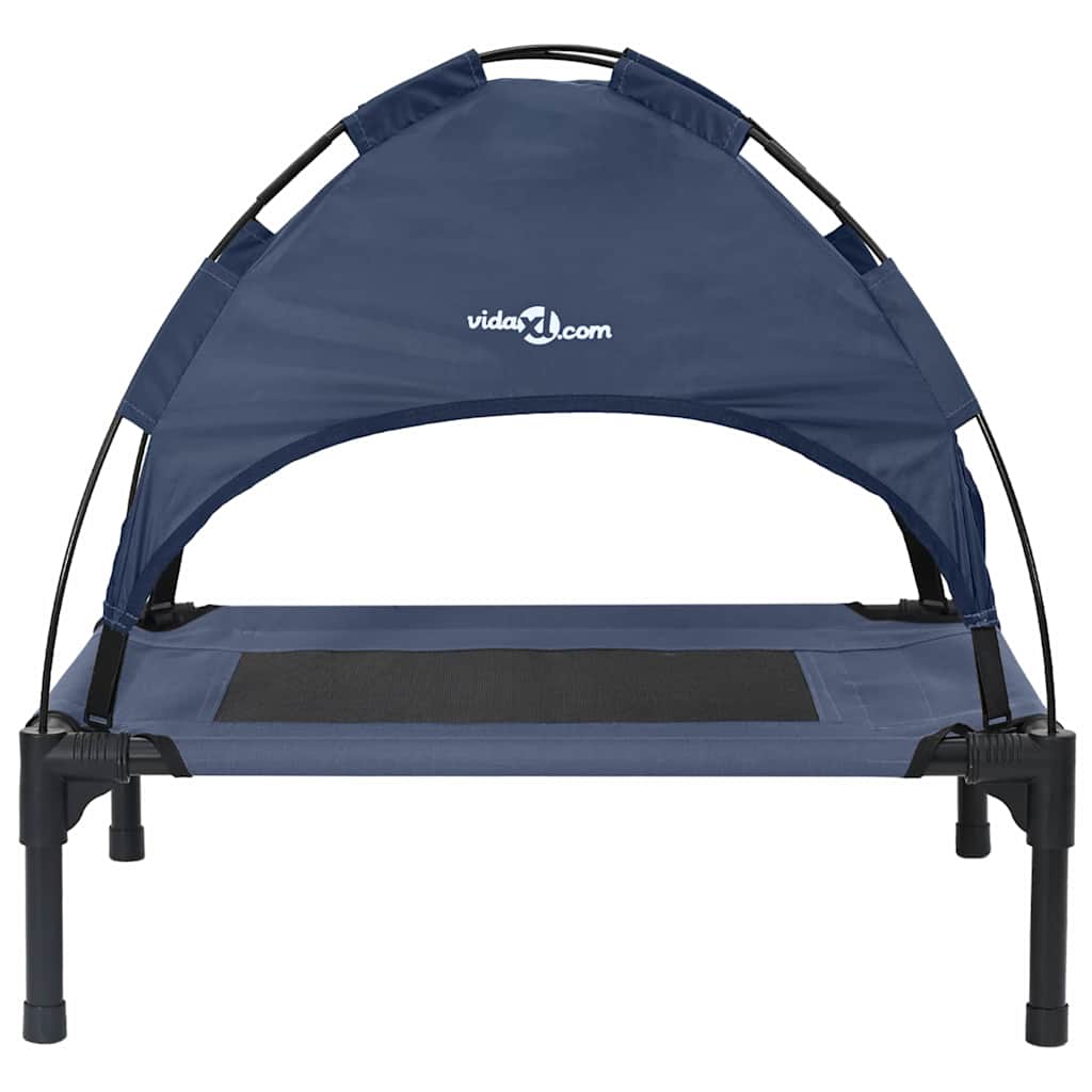 Hundebett Marineblau 62 x 48 x 61 cm Stahl
