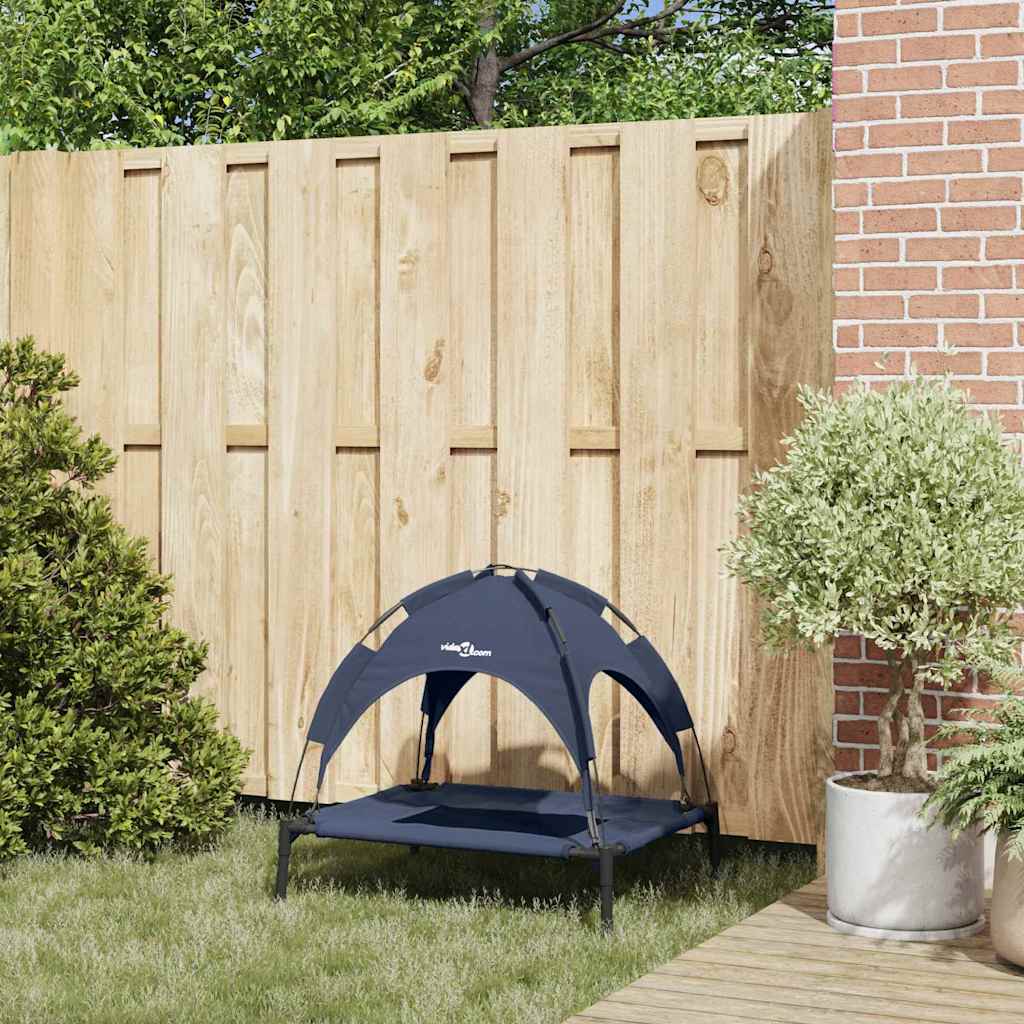 Hundebett Marineblau 76 x 62 x 70,5 cm Stahl