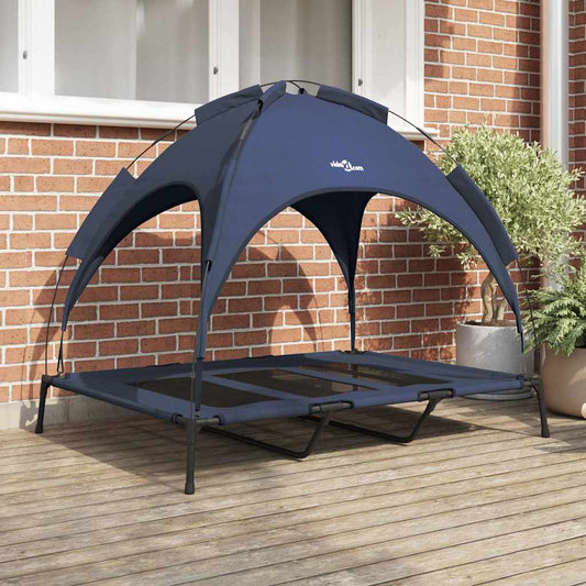 Hundebett Marineblau 122 x 93 x 106,5 cm Stahl