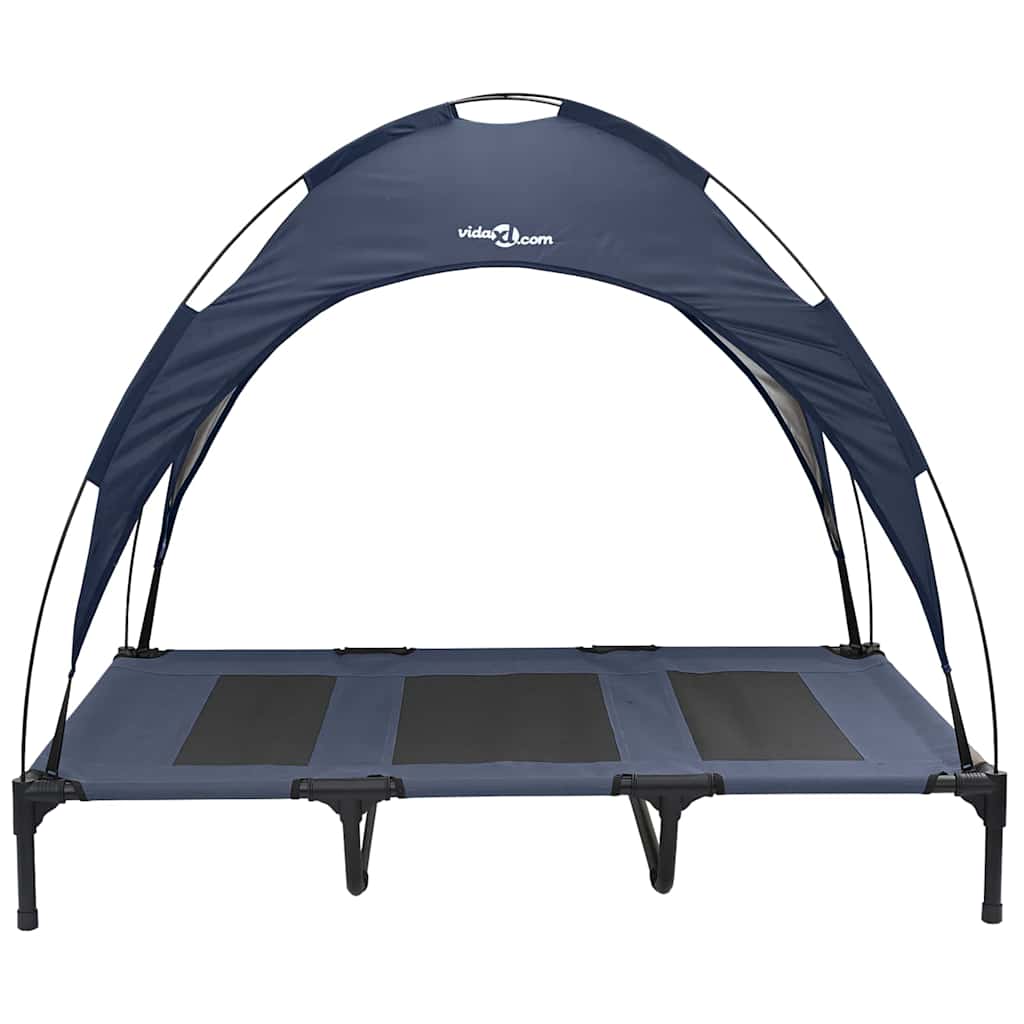 Hundebett Marineblau 122 x 93 x 106,5 cm Stahl