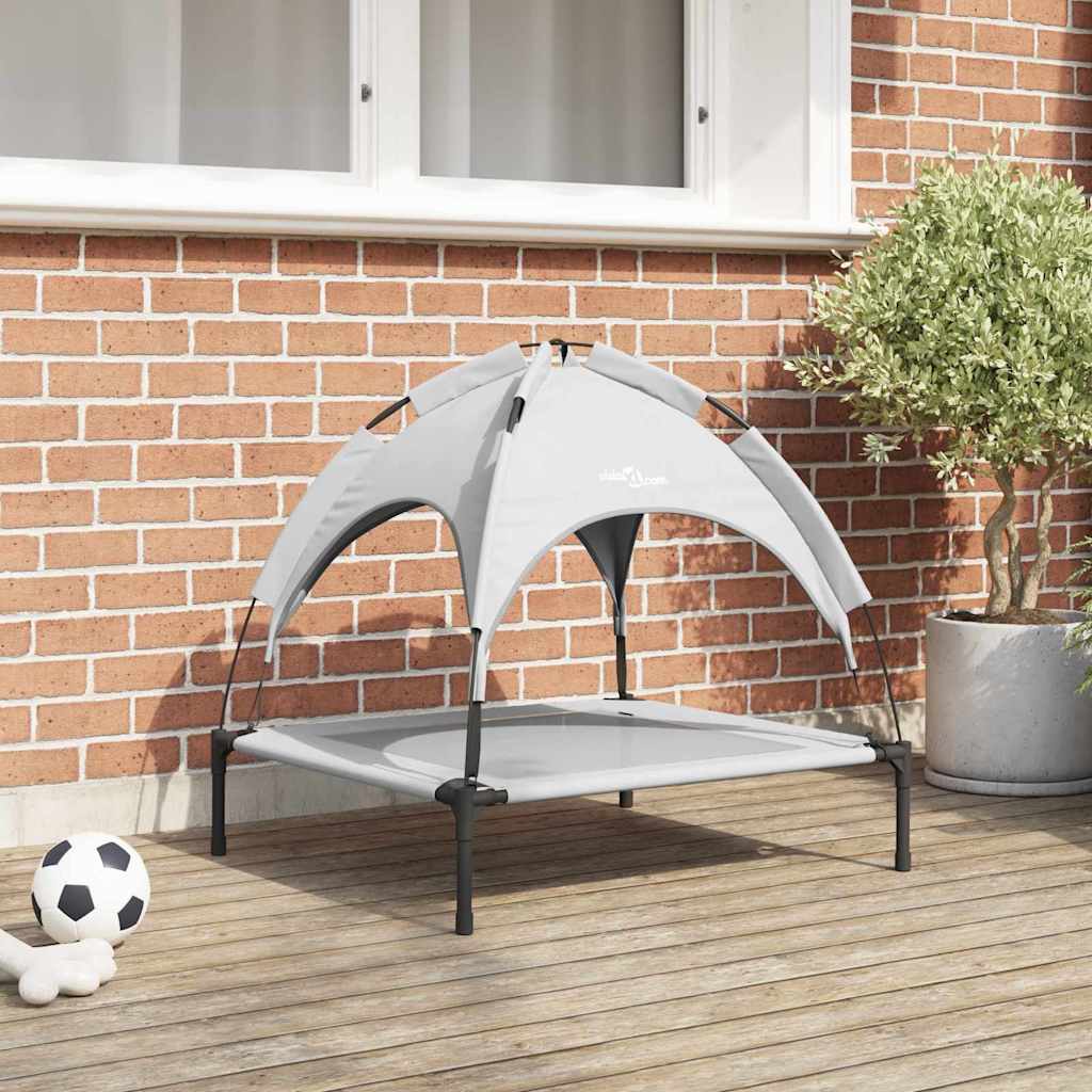 Hundebett Silber Grau 71 x 64 x 71 cm Stahl