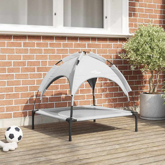 Hundebett Silber Grau 71 x 64 x 71 cm Stahl