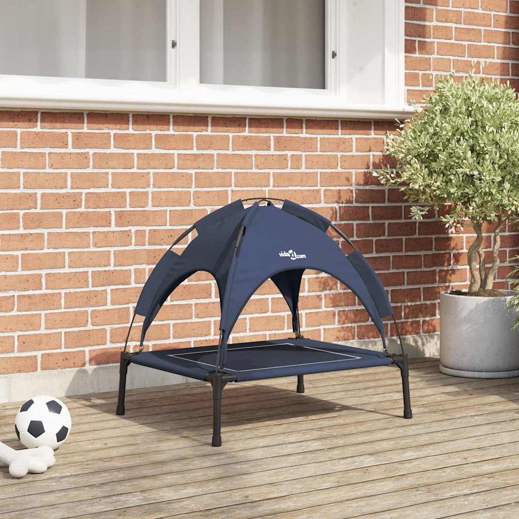 Hundebett Marineblau 63 x 49,5 x 60 cm Stahl