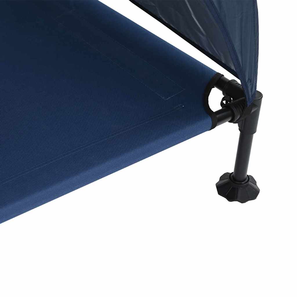 Hochgelegtes Hundebett Marineblau 127 x 81 x 108 cm