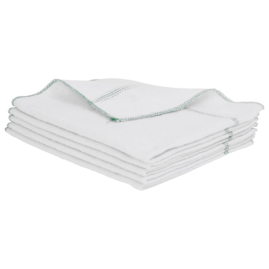 Cleaning cloths 50 pcs. White with Green Stripes 50x60 cm