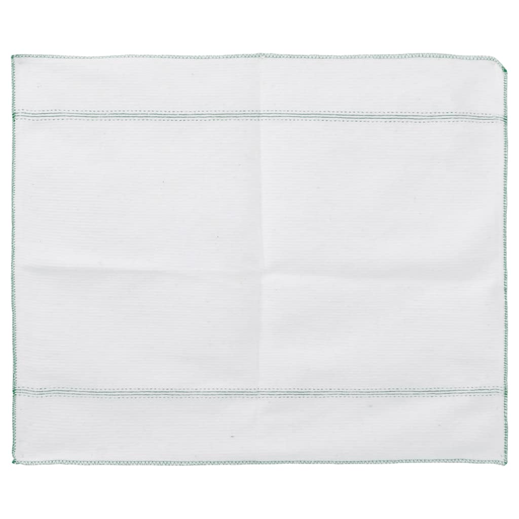 Cleaning cloths 50 pcs. White with Green Stripes 50x60 cm