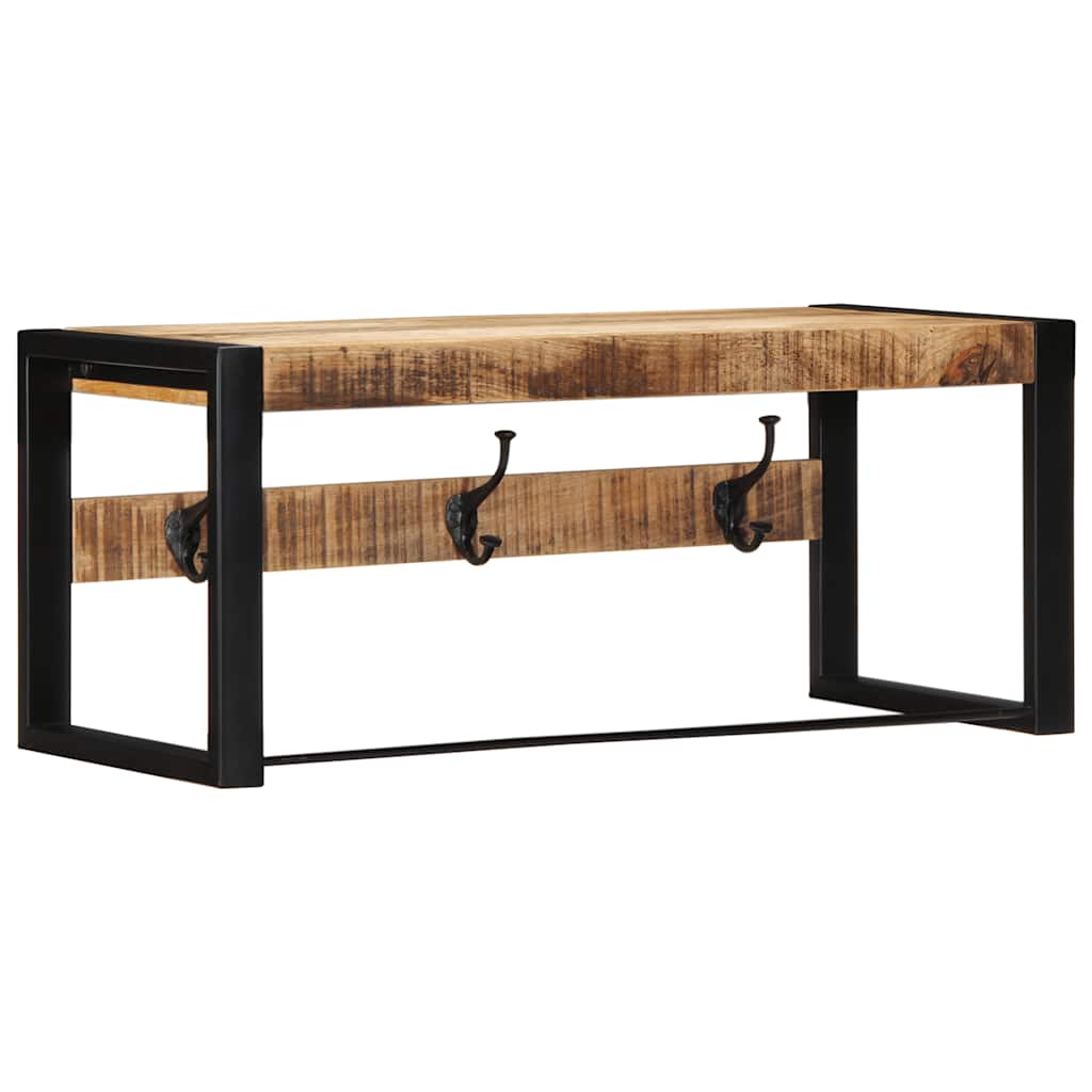 Wardrobe 80x35x35 cm Rough Solid Mango Wood