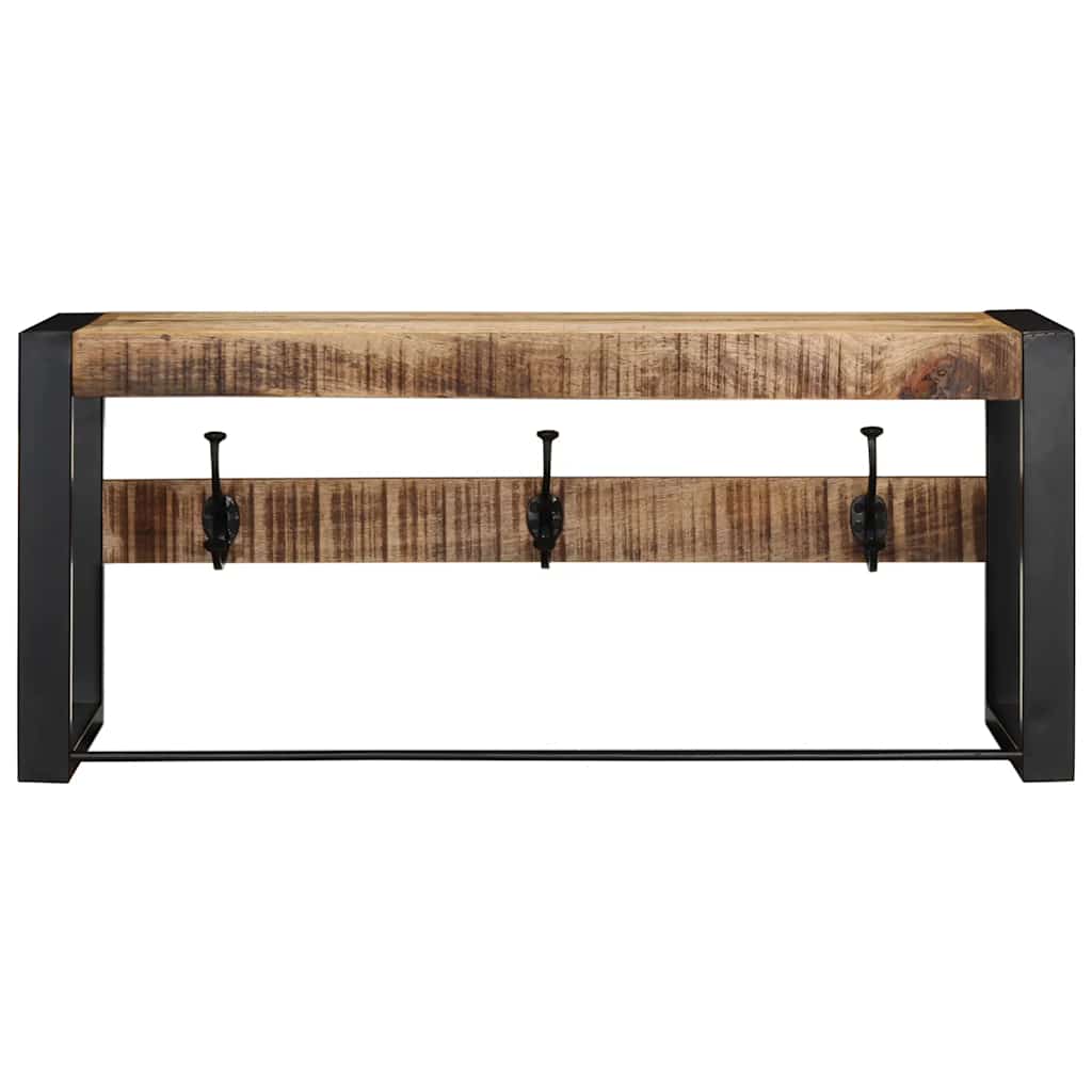 Wardrobe 80x35x35 cm Rough Solid Mango Wood