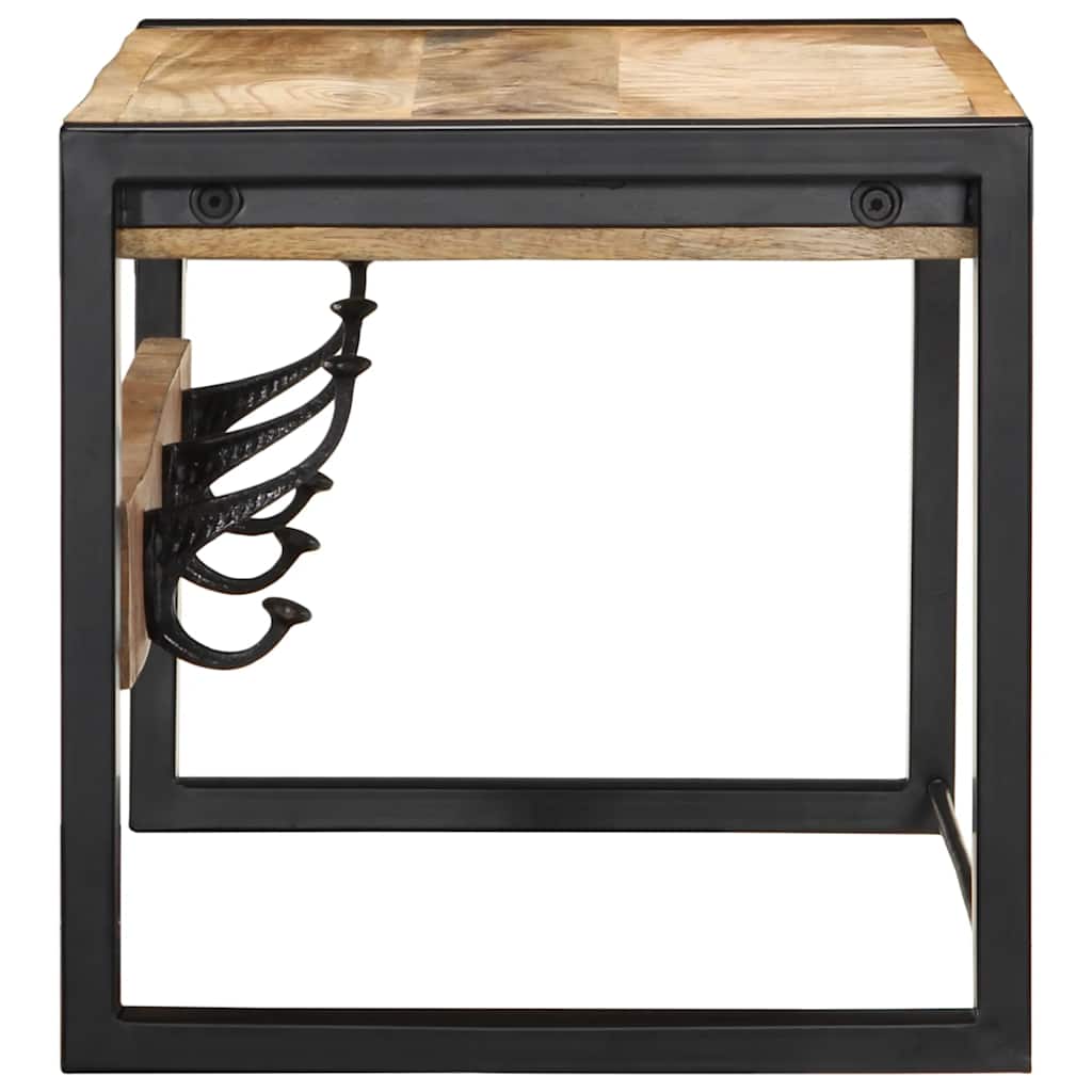 Wardrobe 80x35x35 cm Rough Solid Mango Wood