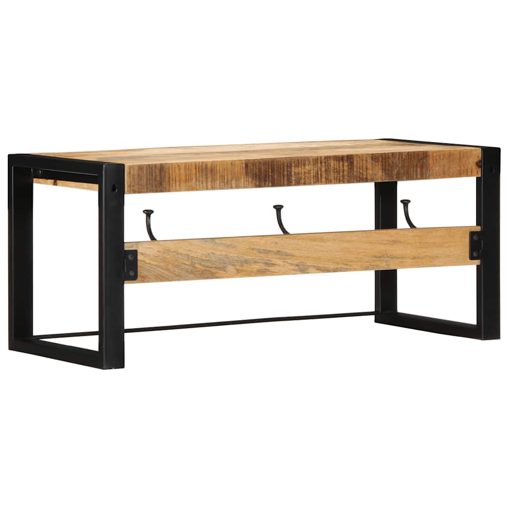 Wardrobe 80x35x35 cm Rough Solid Mango Wood
