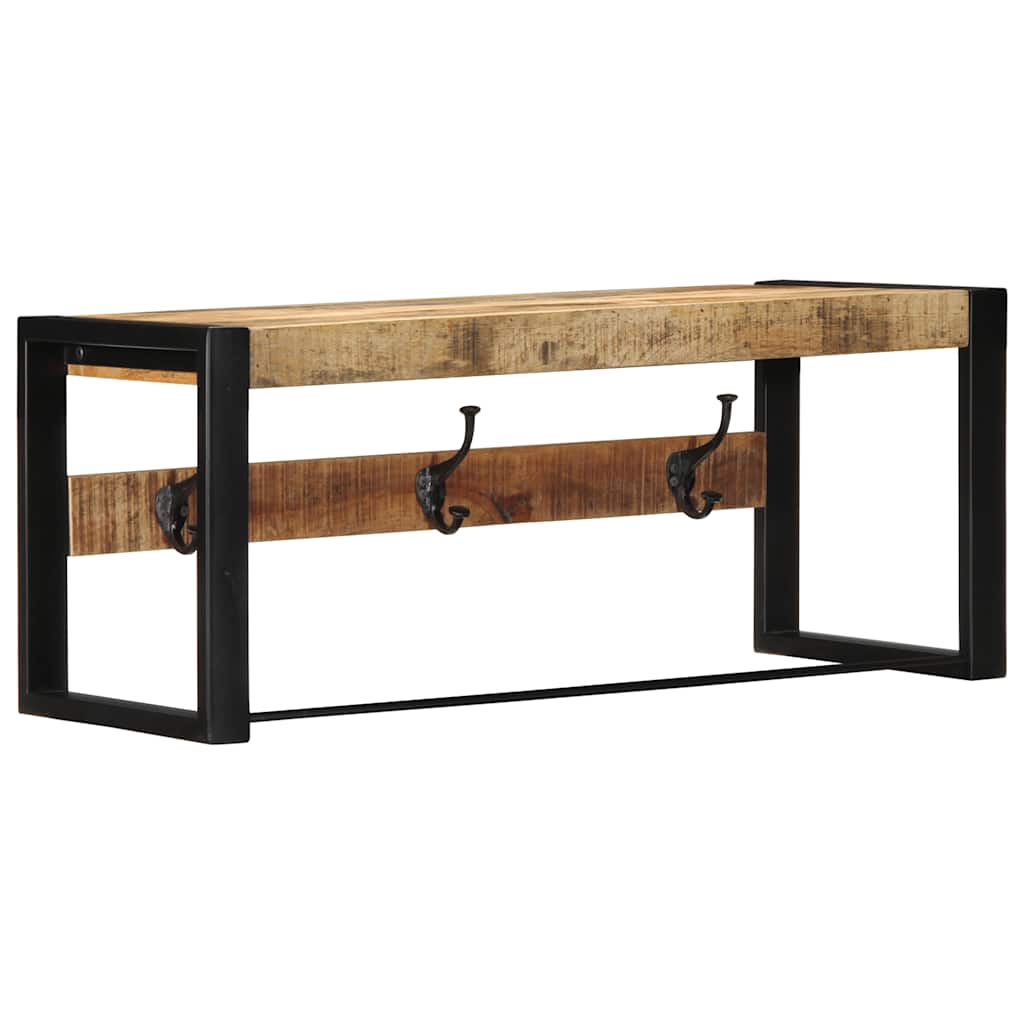 Wardrobe 80x35x35 cm Rough Solid Mango Wood