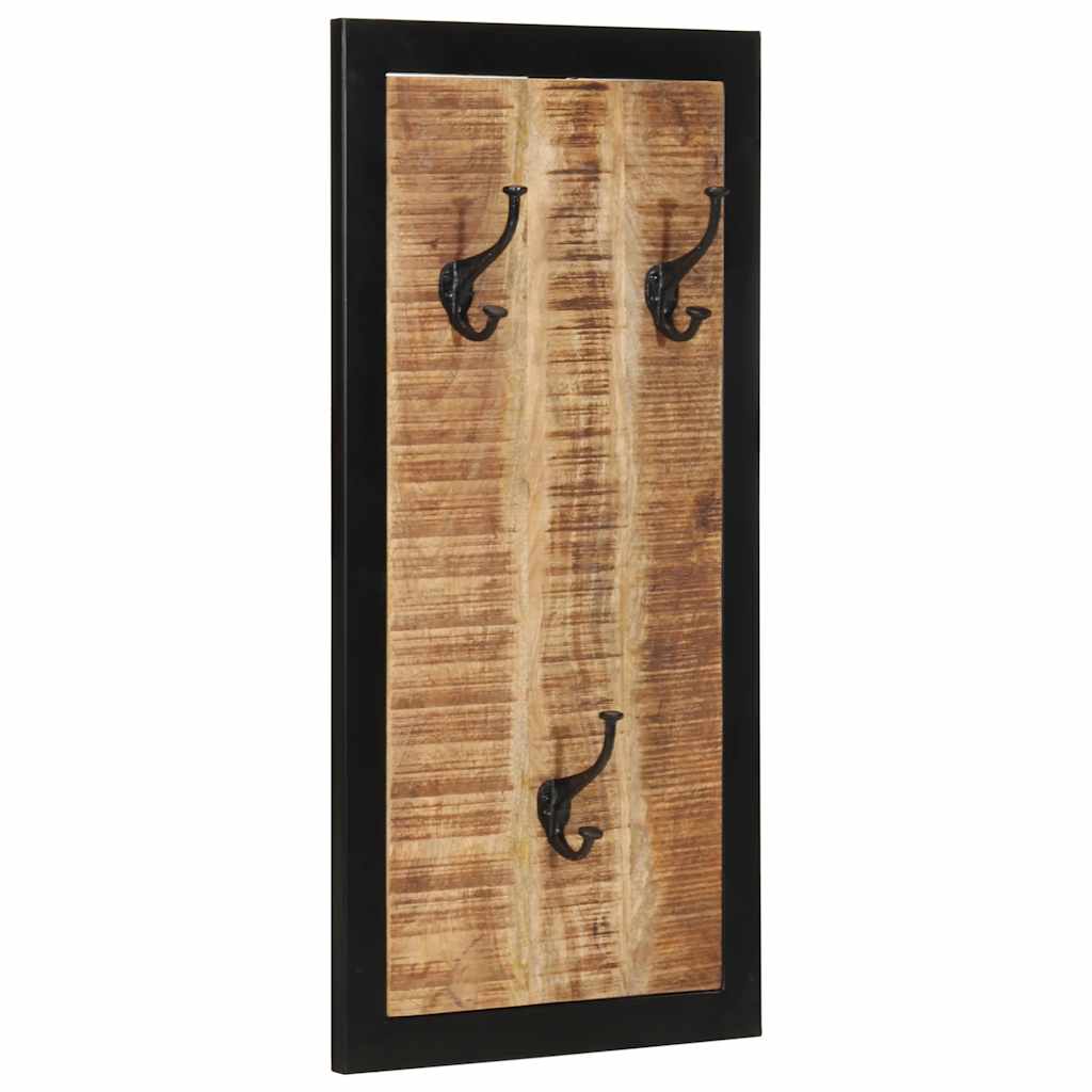 Coat rack 40x2x80 cm Rough Solid Mango Wood