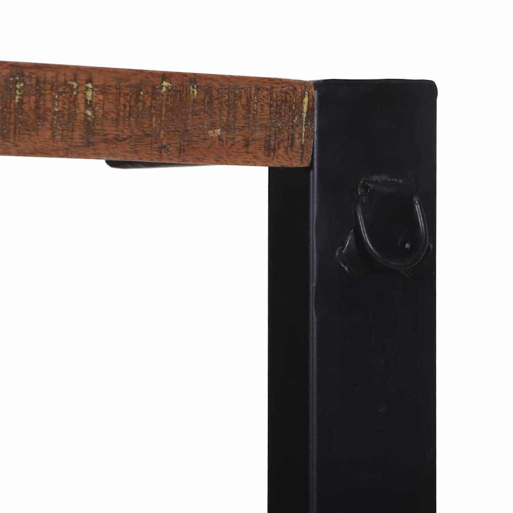 Küchenregal Mehrfarbig und Schwarz 80 x 40 x 160 cm