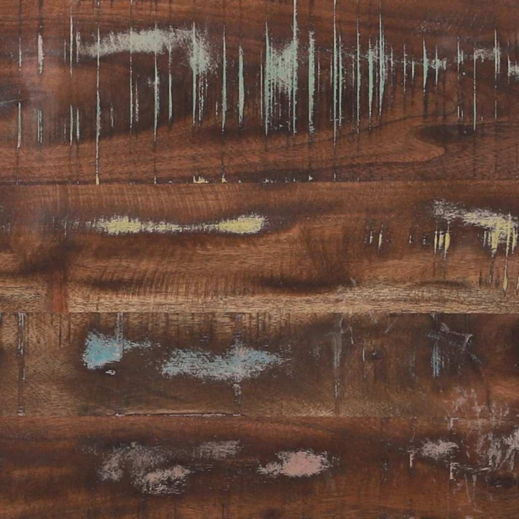 Küchenregal Mehrfarbig und Schwarz 80 x 40 x 160 cm