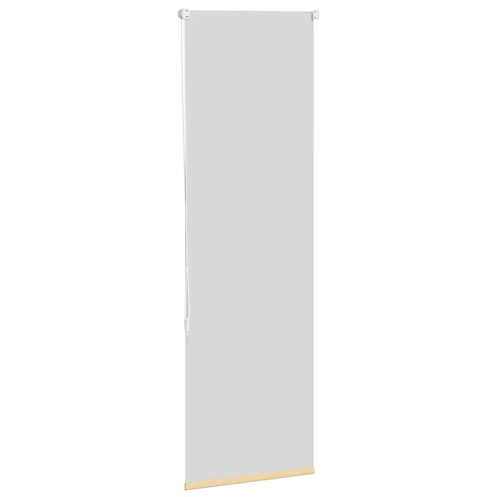 Store occultant beige 45x130cm largeur tissu 40,7 cm polyester