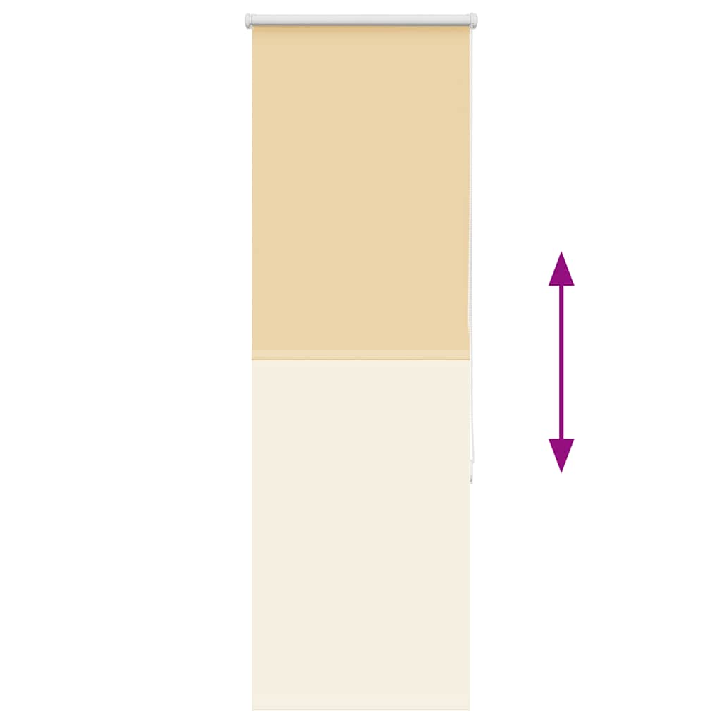 Store occultant beige 50x130cm Largeur tissu 45,7 cm Polyester