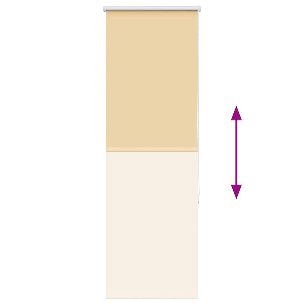 Blackout Roller Blind Beige 55x130cm Fabric Width 50.7cm Polyester