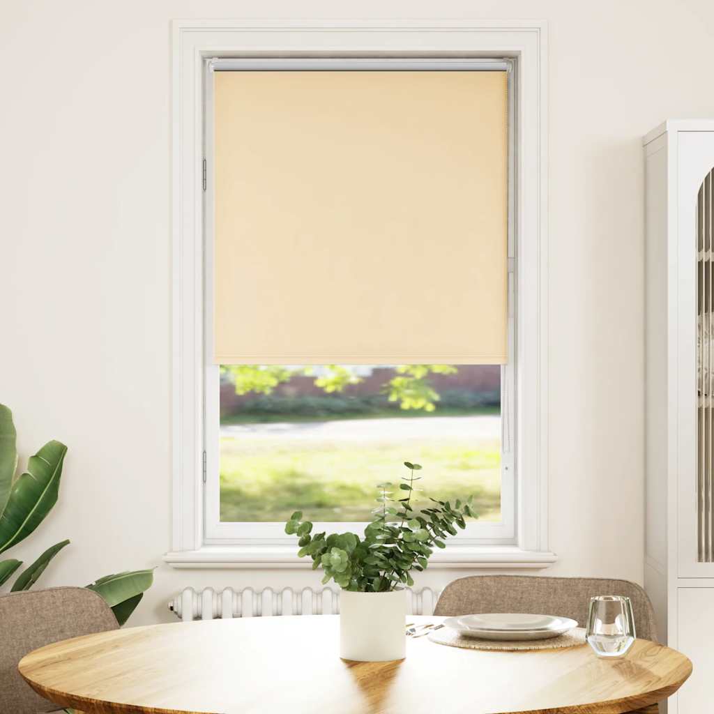 Store occultant beige 85x130cm largeur du tissu 80,7 cm polyester