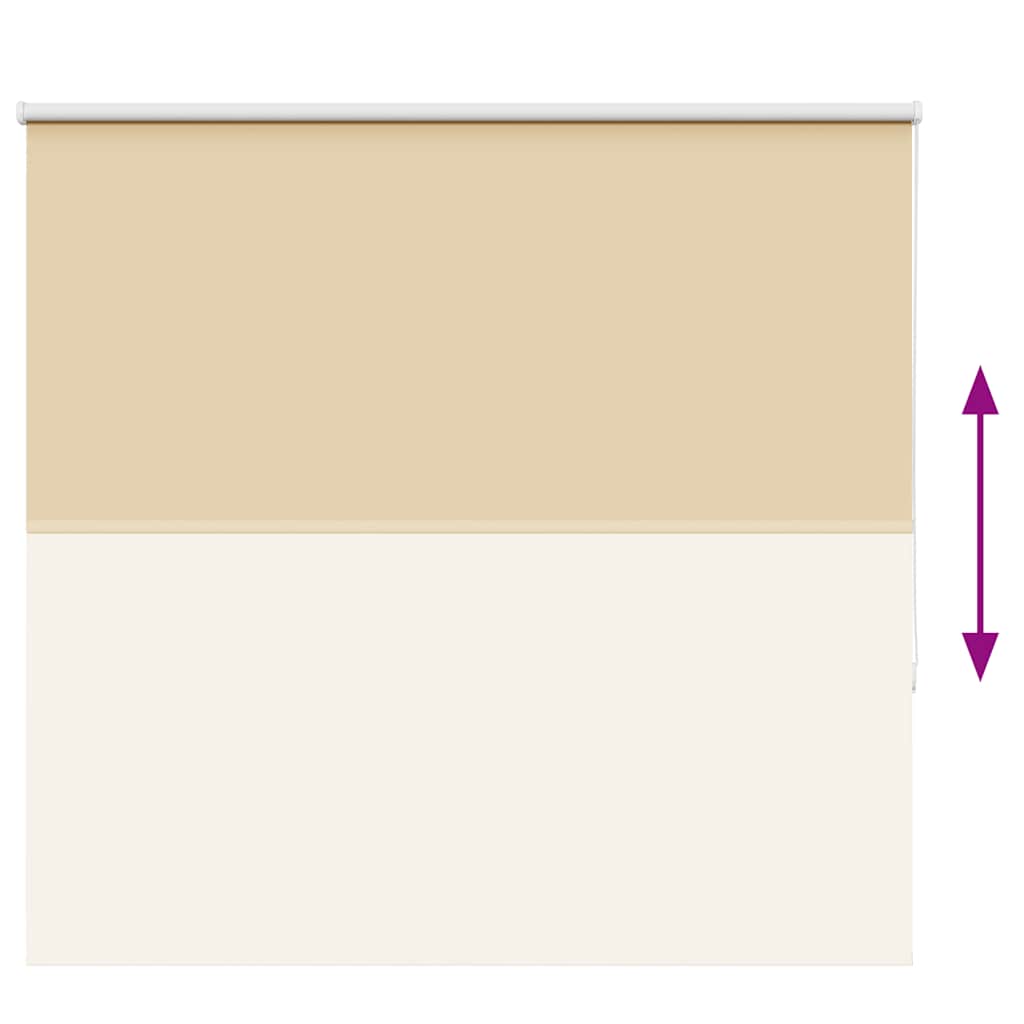 Verdunkelungsrollo Beige 155x130 cm Stoffbreite 151,6 cm