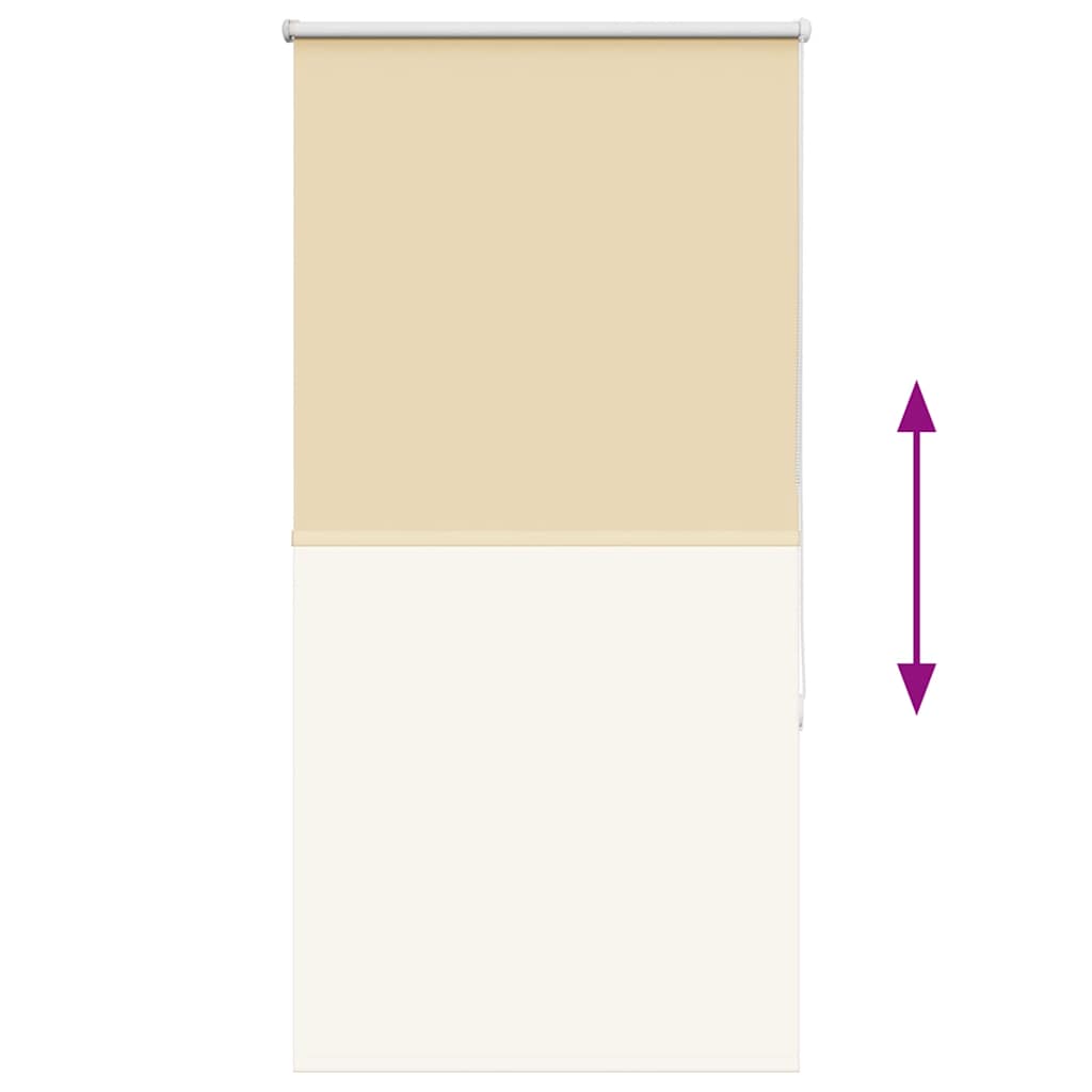 Store occultant beige 70x150cm Largeur de tissu 65,7 cm Polyester