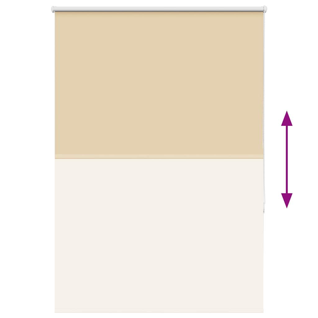Store occultant beige 105x150 cm largeur du tissu 100,7 cm